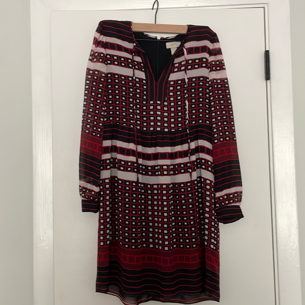 LOFT - Long Sleeve Dress women’s Petite XS
